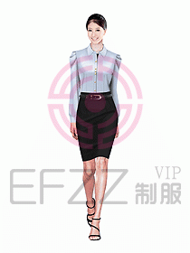 女職業(yè)裝長(zhǎng)袖襯衫設(shè)計(jì)圖145