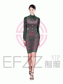 女職業(yè)裝馬夾設(shè)計(jì)圖192