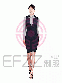 女職業(yè)裝馬夾設(shè)計圖193