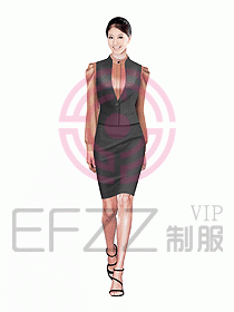 女職業(yè)裝馬夾設(shè)計(jì)圖209