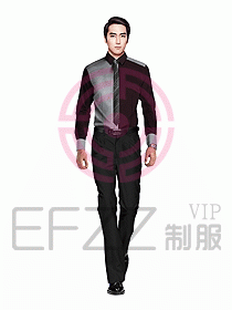 男職業(yè)裝長袖襯衫設(shè)計(jì)圖245