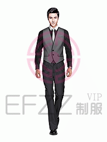 男職業(yè)裝馬夾設計圖035