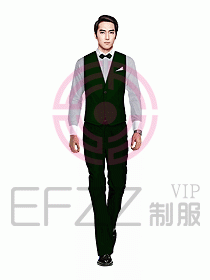 男職業(yè)裝馬夾設(shè)計(jì)圖057