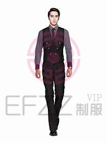 男職業(yè)裝馬夾設(shè)計(jì)圖061