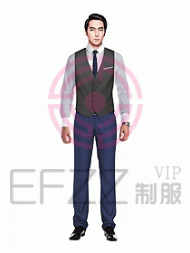 男職業(yè)裝馬夾設(shè)計(jì)圖067