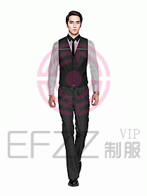 男職業(yè)裝馬夾設(shè)計(jì)圖071