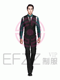 男職業(yè)裝馬夾設計圖072