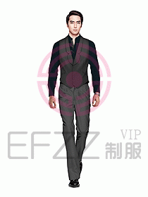 男職業(yè)裝馬夾設(shè)計圖074