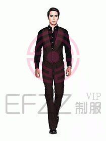 男職業(yè)裝馬夾設(shè)計(jì)圖075