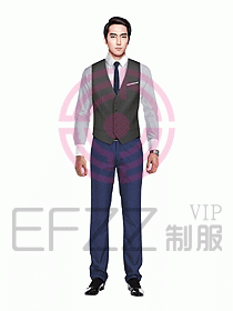 男職業(yè)裝馬夾設(shè)計(jì)圖115