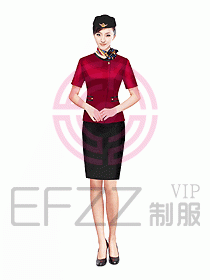 空姐服裝設計效果圖325