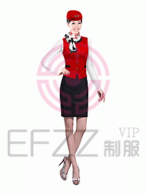 空姐服裝設(shè)計(jì)效果圖344