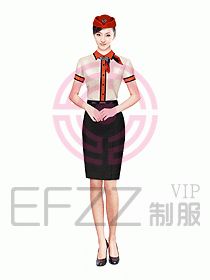 空姐服裝設(shè)計(jì)效果圖349
