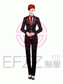 空姐服裝設(shè)計(jì)效果圖351