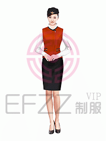 空姐服裝設(shè)計(jì)效果圖356