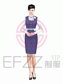空姐服裝設計效果圖368