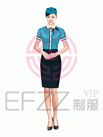 空姐服裝設計效果圖379
