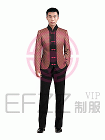 中餐服務(wù)員服裝設(shè)計(jì)效果圖1054