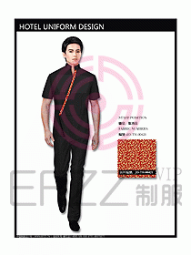 中餐服務(wù)員服裝設(shè)計(jì)效果圖1067