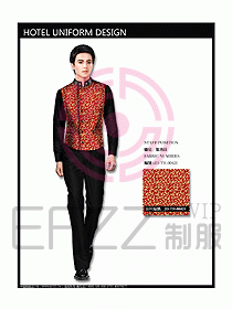 中餐服務(wù)員服裝設(shè)計(jì)效果圖1071