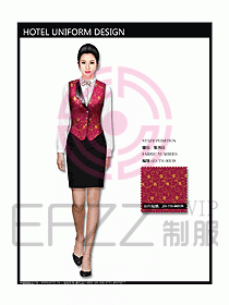 西餐服務(wù)員制服設(shè)計(jì)效果圖712