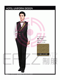 西餐服務(wù)員制服設(shè)計效果圖716