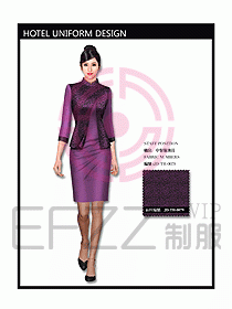 中餐服務(wù)員制服設(shè)計(jì)效果圖1096