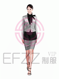 女職業(yè)裝設(shè)計(jì)效果圖597