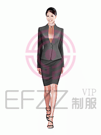 女職業(yè)裝設(shè)計(jì)效果圖609