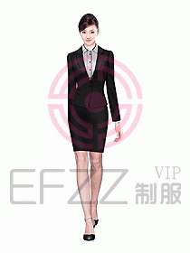 女職業(yè)裝設(shè)計(jì)效果圖607