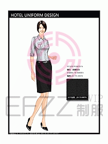 酒店總臺(tái)大堂制服設(shè)計(jì)圖421