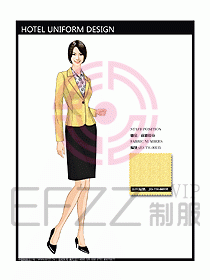 酒店總臺(tái)大堂制服設(shè)計(jì)圖419