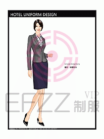 酒店總臺(tái)大堂制服設(shè)計(jì)圖427