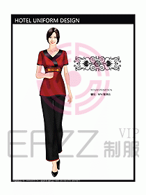 桑拿spa按摩技師制服776