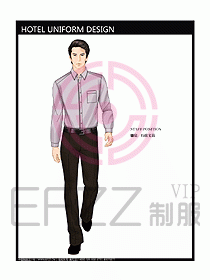 酒店行政管理制服設(shè)計(jì)效果圖301