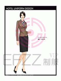 酒店行政管理制服設(shè)計效果圖297