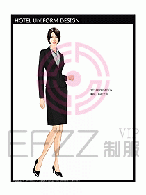 酒店行政管理制服設(shè)計(jì)效果圖305