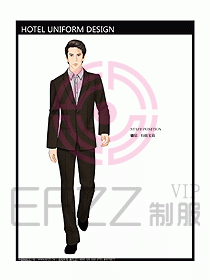 酒店行政管理制服設計效果圖304