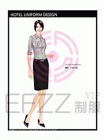 酒店行政管理制服設(shè)計(jì)效果圖308