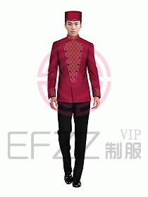 酒店門童制服設(shè)計(jì)效果圖634