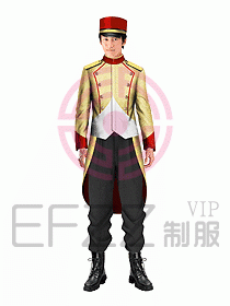 酒店門童制服設計效果圖638