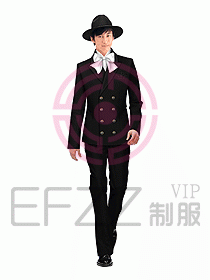 酒店門(mén)童制服設(shè)計(jì)效果圖647