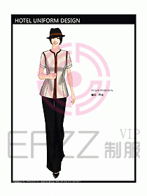 酒店門童制服設(shè)計效果圖674