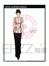 酒店門童制服設(shè)計效果圖675