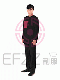 酒店客服服務員制服設計效果圖276