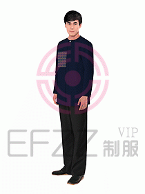 酒店客服服務員制服設計效果圖274