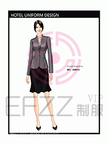 酒店前廳總臺(tái)制服設(shè)計(jì)圖441