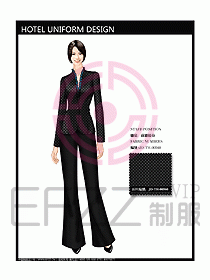酒店前廳總臺制服設(shè)計圖440