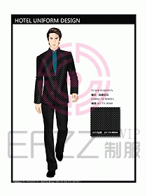 酒店前廳總臺(tái)制服設(shè)計(jì)圖448