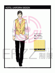 酒店西餐服務(wù)生制服設(shè)計(jì)圖726